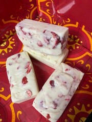 Strawberry (real fruit) Fudge *nut free* 1/2 pound