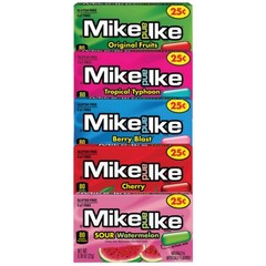 12x Mike & Ike Sour Blue Raspberry Chocolate Sour Candy Bulk Lot 0.78oz