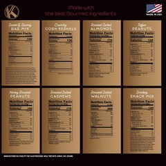 KREMERY Fathers Day Treats, Gift For Dad, Sweet & Savory Nuts and Pretzels Gi…