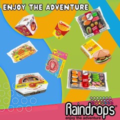 Raindrops Gummy Candy Noodles Takeout Box with 6 Kinds of Candies – Yummy…