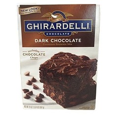 Ghirardelli Chocolate Lovers Dark Chocolate Brownie Mix – Pack of 3, 20oz boxes