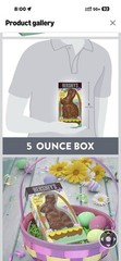 Hershey’s Solid Milk Chocolate Bunny 5 oz Box, Milk Chocolate Easter Candy