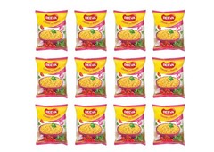 12 x Reeva Cheese & Bacon Flavor Instant Ramen Noodle Soup Snacks (Rollton) 60g