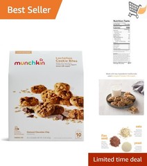 Lactation Cookie Bites Oatmeal Chocolate Chip 10 Pack Support Milk Supply