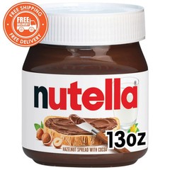 Nutella Hazelnut Spread with Cocoa Creamy Breakfast Favorite, 13 oz Jar..