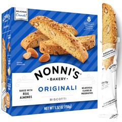 Nonni’s Originali Almond Biscotti, Individually Wrapped 1-Pack (5.52 Ounces)