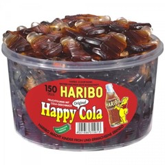 HARIBO Happy Cola Jelly Cola Bottles 150 pcs – 1200g