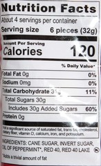 Red Bird (1) Bag Peppermint Candy Puffs – The 5 Ounce (Pack of 1),