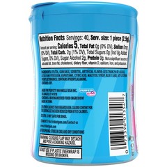 Trident Vibes Sugar-Free Chewing Gum, Cotton Candy 40 Count (Pack of 1), Pink
