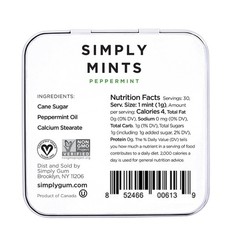Peppermint Mints – 180 Mints in Eco-Friendly Tins, No Artificial Flavors