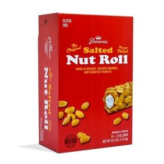 Full Box 24x Pack Pearson’s Original Salted Peanut Packed Nut Roll Candy | 1.8oz