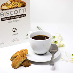 Authentic Biscotti Cookies Made in Tuscany, Italy – Classic Almond – Original Tw