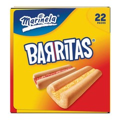 Marinela Barritas Strawberry and Pineapple Filled Cookies, 1.87 Ounce (22 Count)