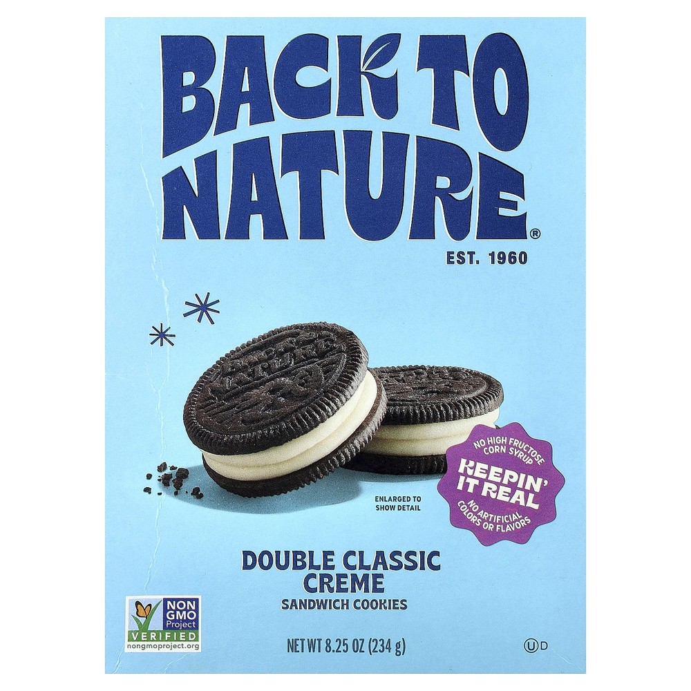 Sandwich Cookies, Double Classic Creme, 8.25 oz (234 g)