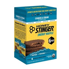 Organic Gluten-Free Energy Waffle Snack Cookies & Cream Flavor 6 Pack 1.06oz