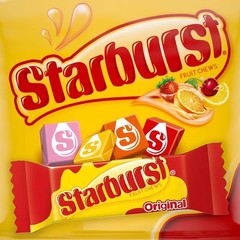 Starburst Original Fruit Chews Candy, Fun Size, 4 Assorted Flavors (1 Pound Bag)