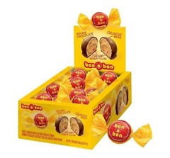 Bon o Bon Traditional Chocolate Filled with Peanut Butter, 450g(Box of 30 units)