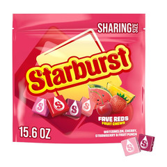 FaveREDS Fruit Chews Candy, Chewy Candy, 15.6 oz Sharing Size Bag