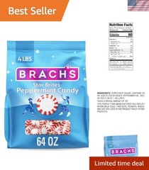 Individually Wrapped Peppermint Candy – 4 lbs of Nostalgic Brach’s Delights