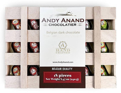 Andy Anand European Liqueur Flavored Dark Chocolate Bottles, Assortment of Premi