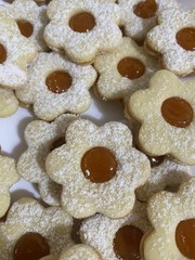 European Style Linzer Cookies Fresh Handmade Flavorful Classic 1 Lb Bag