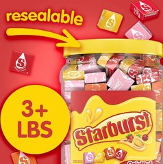 Starburst Chewy Candy Bulk Jar, Original Fruity Candy, 3.3 lbs, 54 oz. NEW!