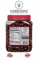 Kirkland Signaturee Milk Chocolate Raisins – Kosher Fruit, 3.4 lbs. – EXP: 11/23