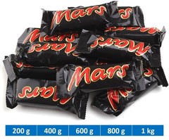 MARS Minis Candy Bar – Milk Chocolate with Nougat & Caramel Candy Snack