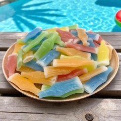 Nik-L-Nip Wax Bottles, Fruit Flavored Drinks, Bulk Nostalgia Candy (4 Pounds)