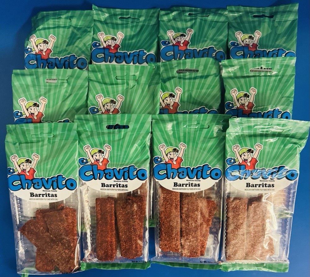(12) El Chavito Barritas Mexican Tamarind Chili Pulp Bars BB: 04/27