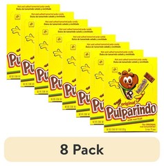(8 pack) Rosa Pulparindo Tamarind Candy, Original Hot and Salted Mexican Candy