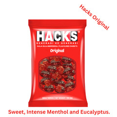 Hacks Herbal Sweets 5 Pack x 100g Each – Mixed Fruit & Menthol Variety Bundle