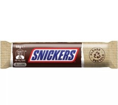 50 x 44g Snickers Chocolate Candy Bar Milk Chocolate Peanuts Caramel Nougat Kids