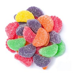 Slice Wedges Candy, flavors include lemon/cherry/strawberry/orange. (2 LB)