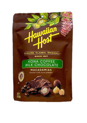Hawaiian Host Kona Coffee Milk Chocolate Macadamia Nuts 7oz 198g NEW