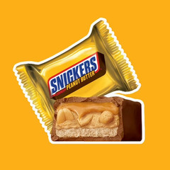 Snickers Fun Size Peanut Butter Chocolate Bars , Sharing Size – 8.29 oz Bag