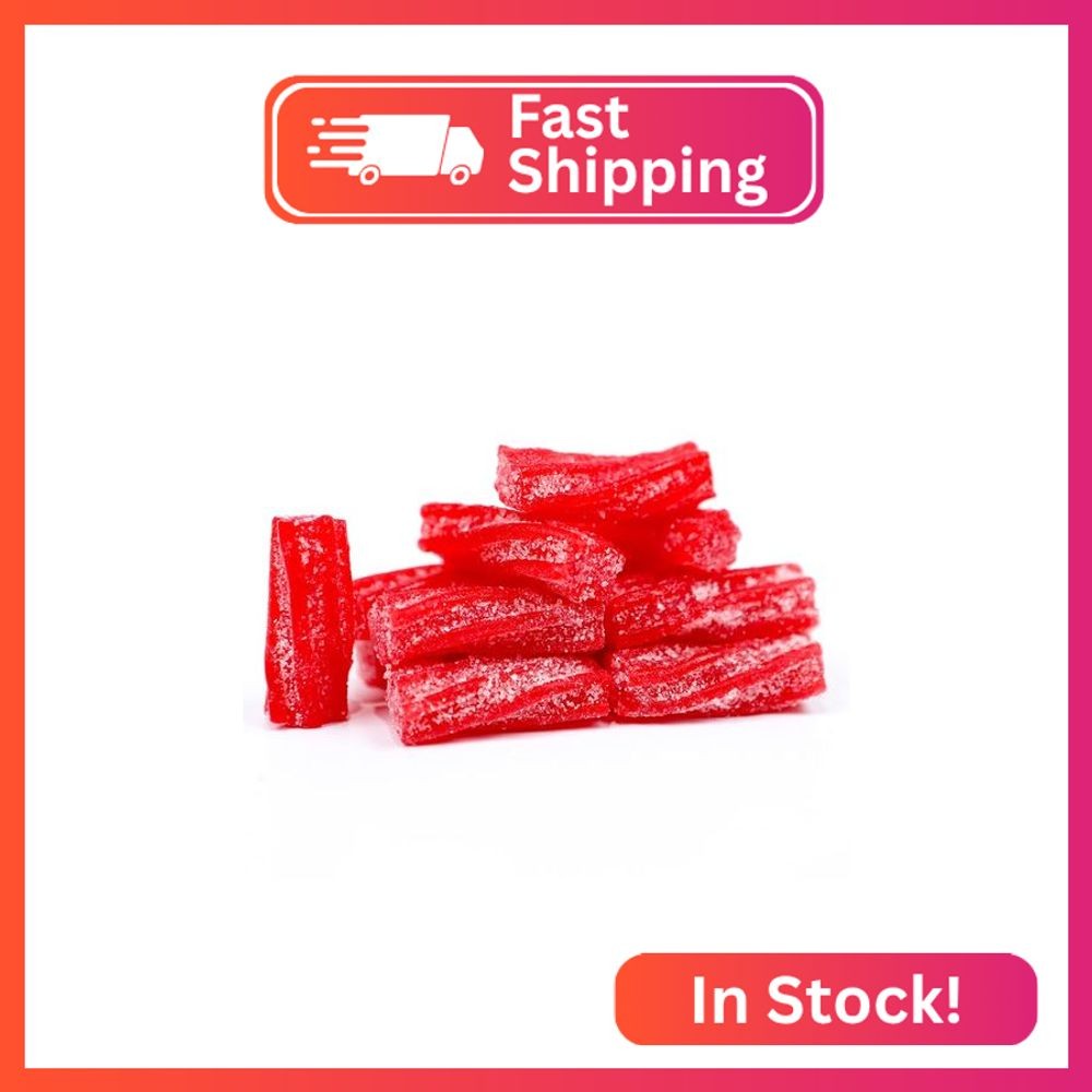 Smarty Stop Sour Licorice Twist Bite Gummy Candy/Twisteroos Pectin Filled Licori