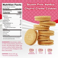 Churro Dunkies – Sugar Free Cinnamon Vanilla Sandwich Cookies, Keto Friendly,…