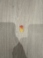 ULTRA RARE RED AND YELLOW SOURPATCH KID, ONE OF A KIND