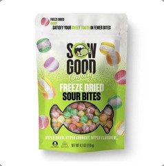 10 Pack Lot Sow Good Freeze Dried Sour Bites Candy 4.2 oz – 09/2027