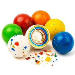 Asstd Jawbreakers Hard Candy 1-Inch-Sweet Candy Center Bulk-1-lb by nuts n more