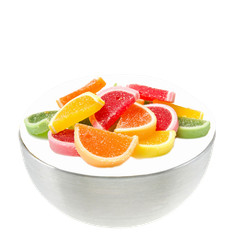 Christmas Assorted Gourmet Fruit Slices Chewy and Soft Gummy Fruit Slices