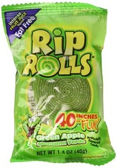 Sour Rips Roll Green Apple Flavor (24 count)