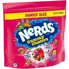 Gummy Clusters Rainbow Candy – Shareable 18.5oz Resealable Bag Pack of 2