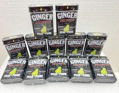 12pk Ginger Delights D’Anjou PEAR Pastilles Hard Tinned Mint tablet Candy READ