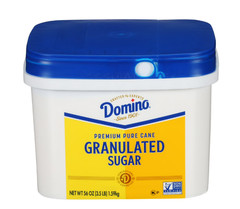 Domino Premium Pure Cane Granulated Sugar, 3.5 lb Tub