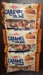 Goetze’s Pumpkin Spice Caramel Creams Limited Edition 4 oz 3 Bag Lot