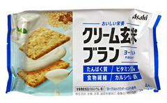 Japan Biscuit Asahi Group Foods Cream Genmai Bran Yogurt 72g × 6 bags