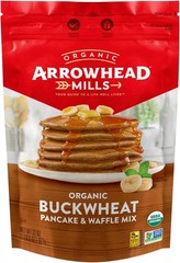 Arrowhead Mills, Organic Pancake & Waffle Mix Buckwheat, 22 Oz