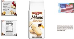 Gourmet Chocolate Orange Milano Cookies, 7 Oz – Perfect Treat for Every Occasion